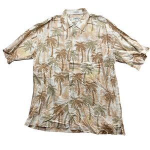 Bamboo Cay‎ Large Tropical Hawaiian Fine Resort Wear Short Sleeve 100% Rayon
